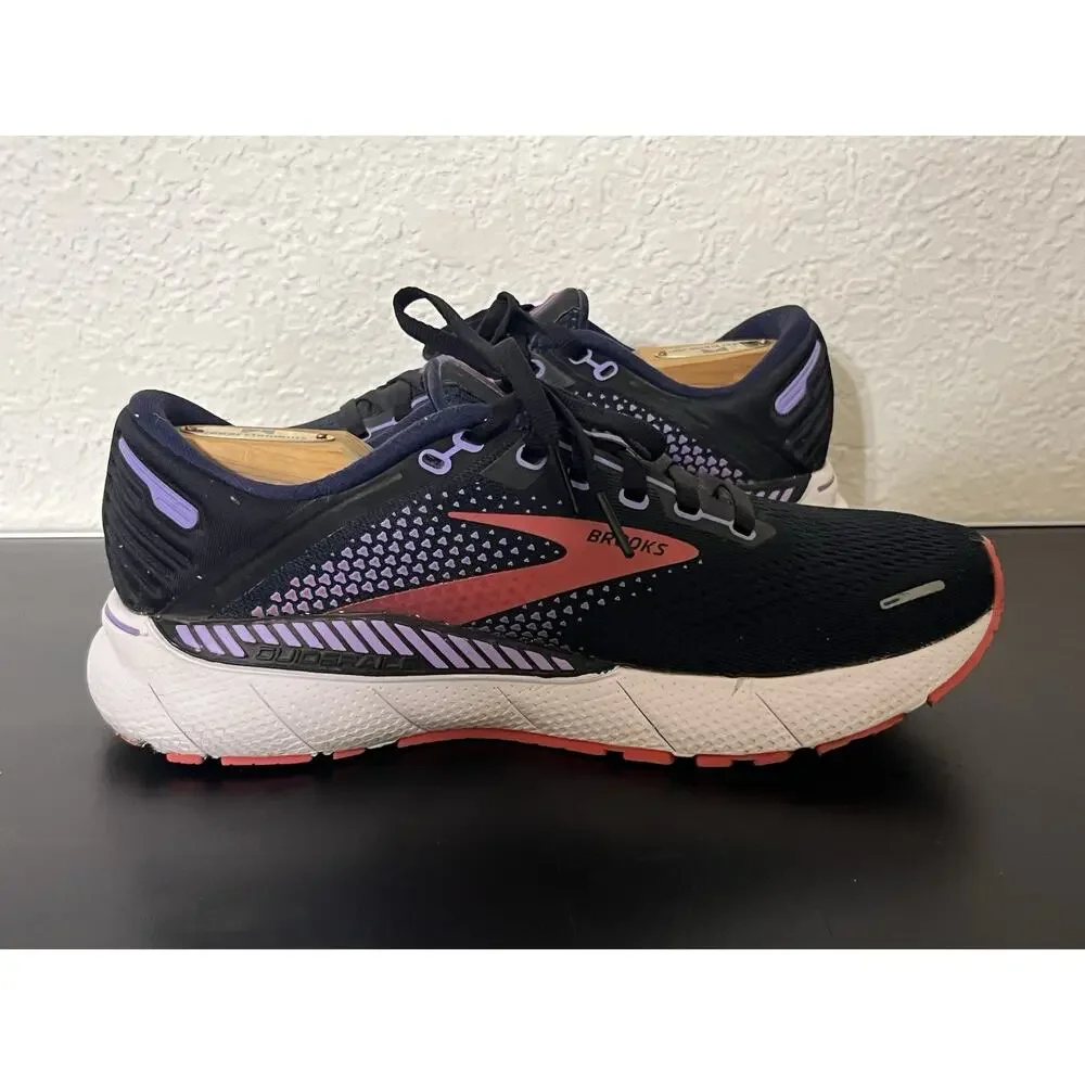 Brooks Adrenaline GTS 22 Black/Pink Running Shoes Sneakers Women's Size 8 B - Picture 4 of 10